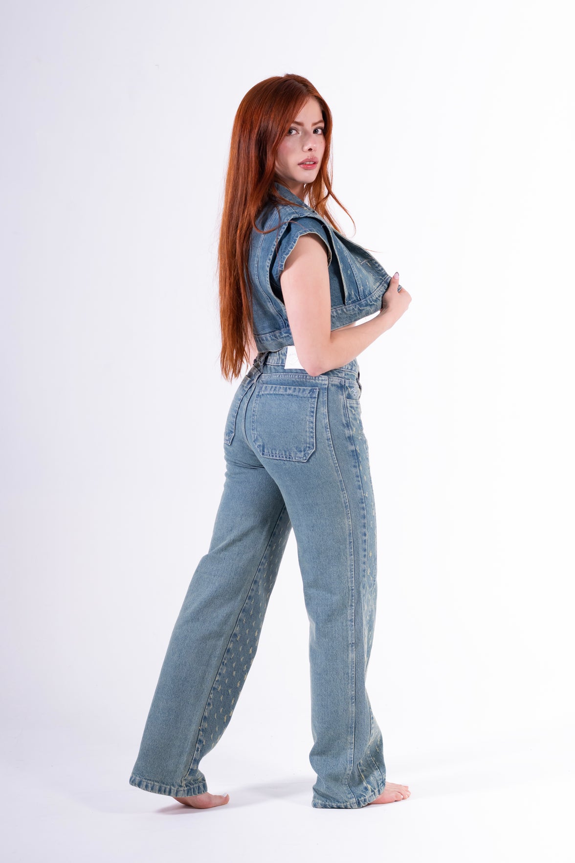 Conjunto Palazzo Laser Azul