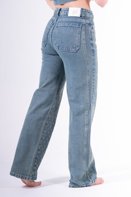 Conjunto Palazzo Laser Azul