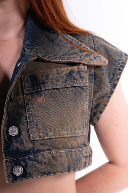 conjunto Palazzo Degrade azul anaranjado