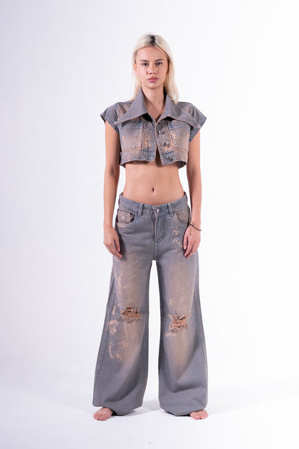 Conjunto Palazzo Chispeado Mantequilla