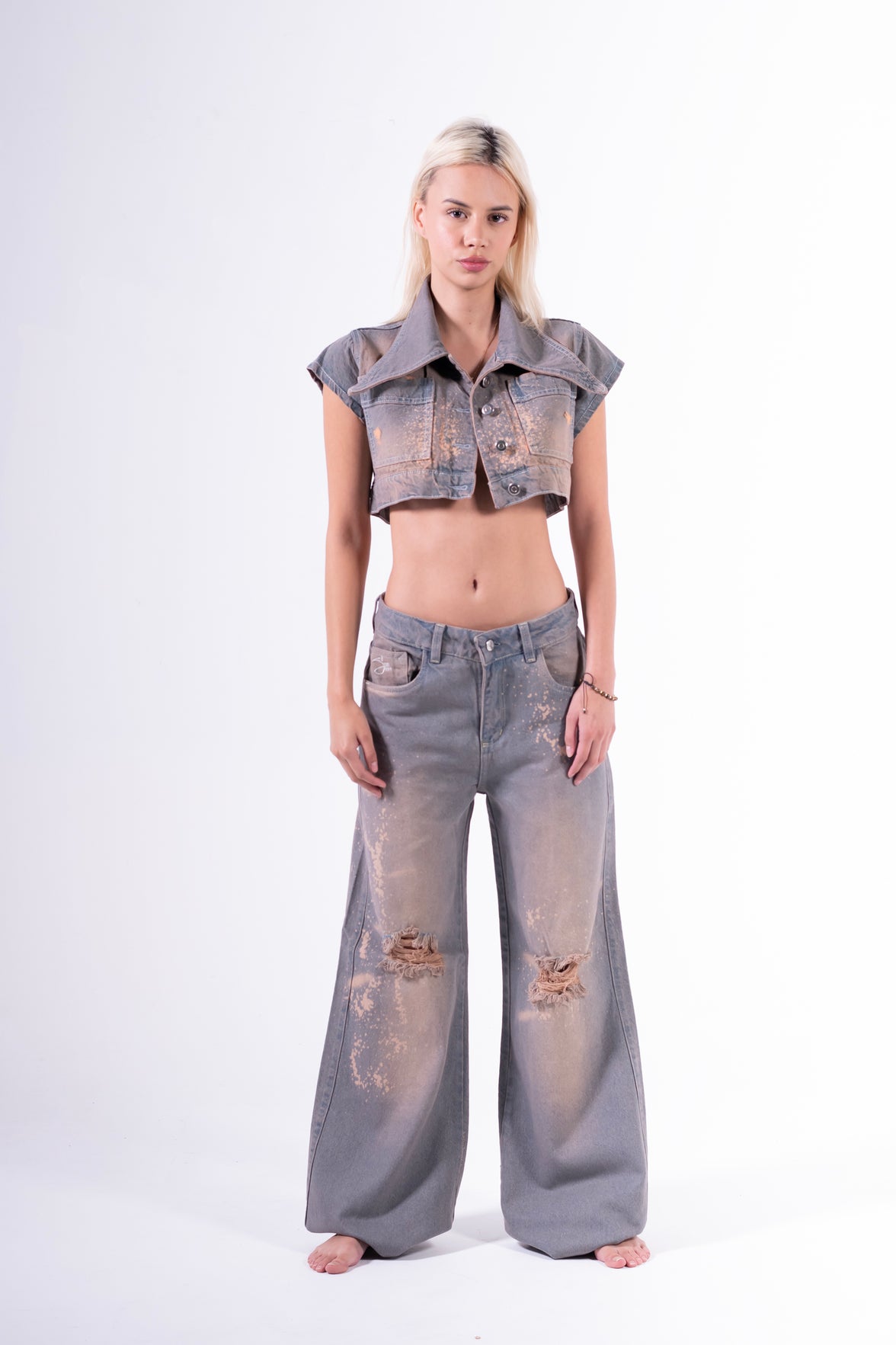 Conjunto Palazzo Chispeado Mantequilla