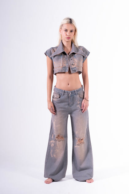Conjunto Palazzo Chispeado Mantequilla