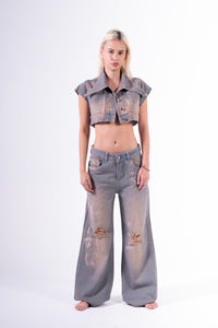 Conjunto Palazzo Chispeado Mantequilla