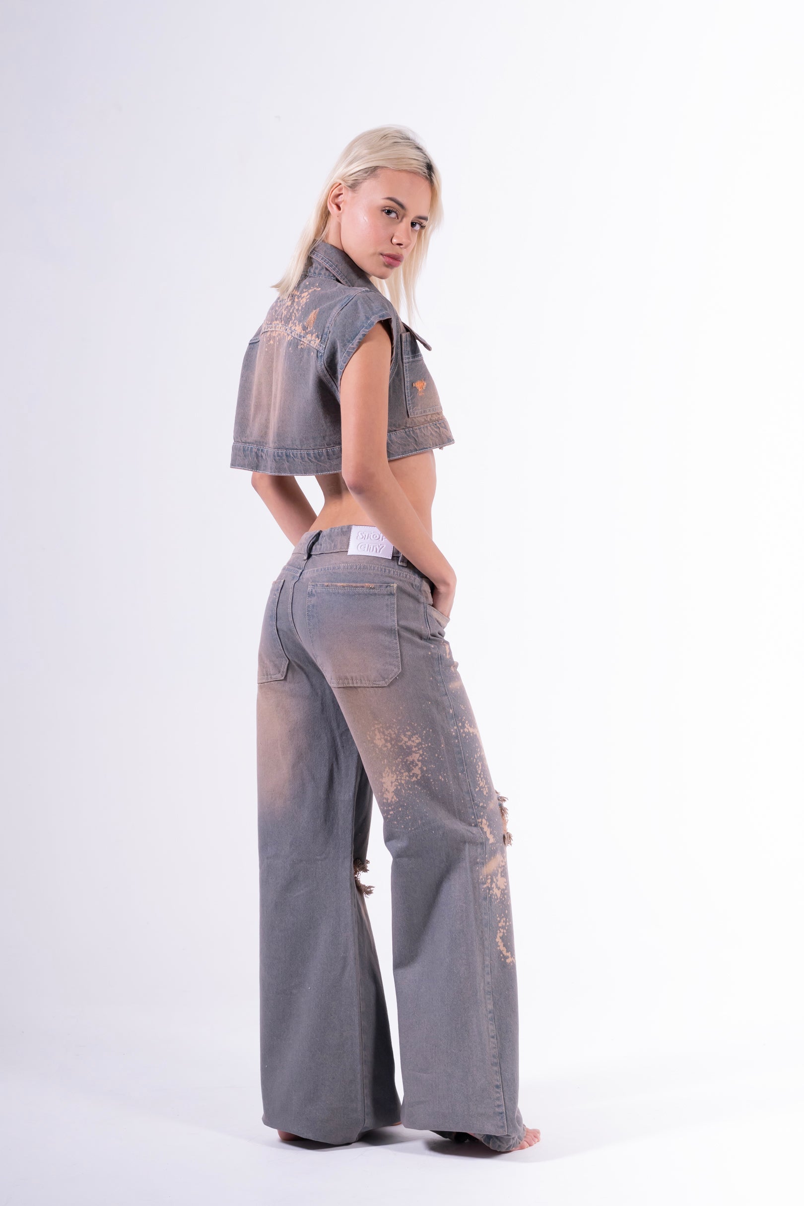 Conjunto Palazzo Chispeado Mantequilla