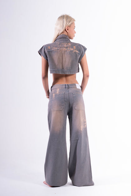 Conjunto Palazzo Chispeado Mantequilla