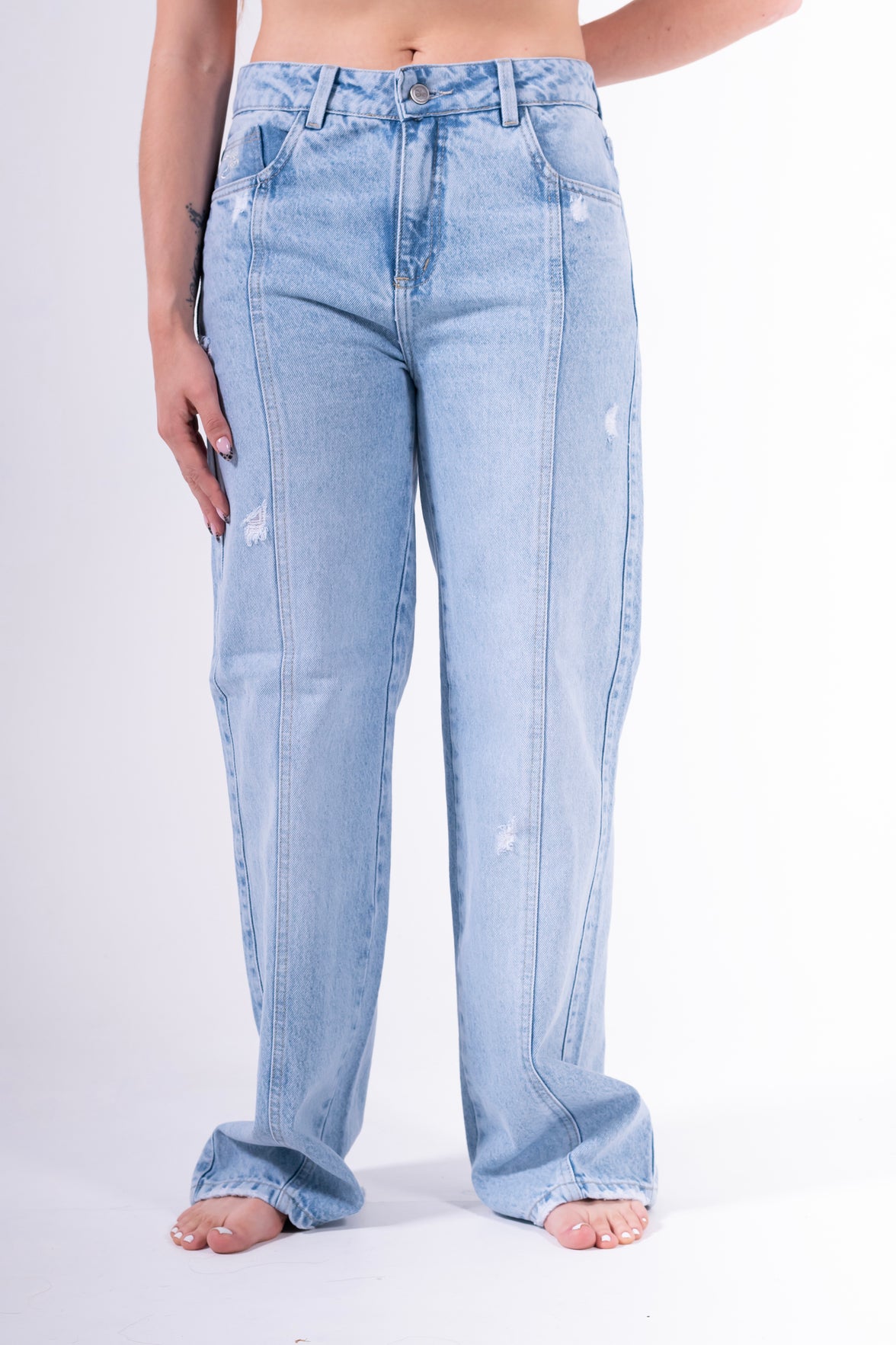 conjunto Palazzo Desgastado Azul claro