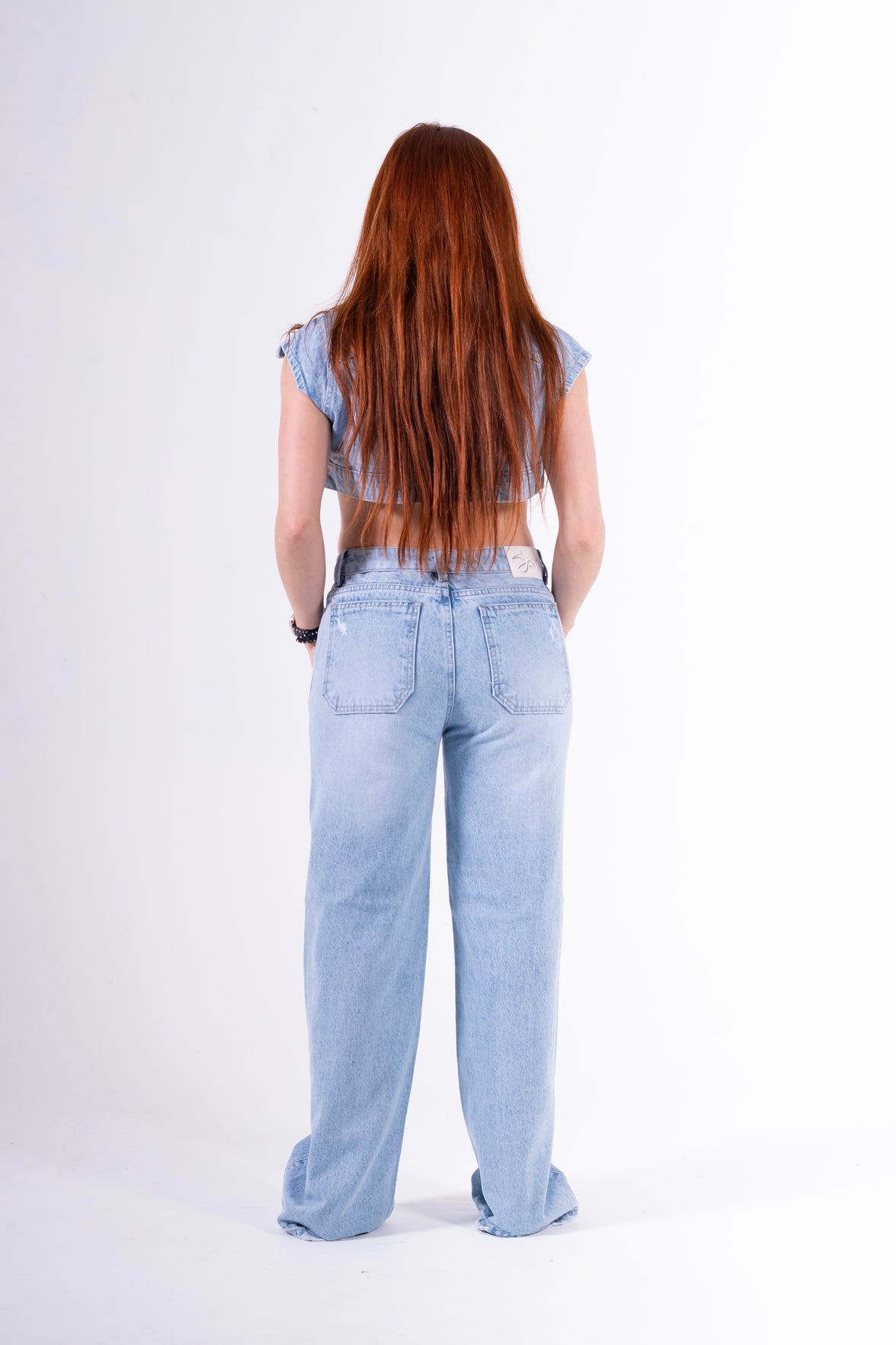 conjunto Palazzo Desgastado Azul claro