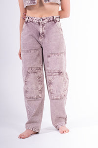 Conjunto Baggy Sobrepuesto Rosado