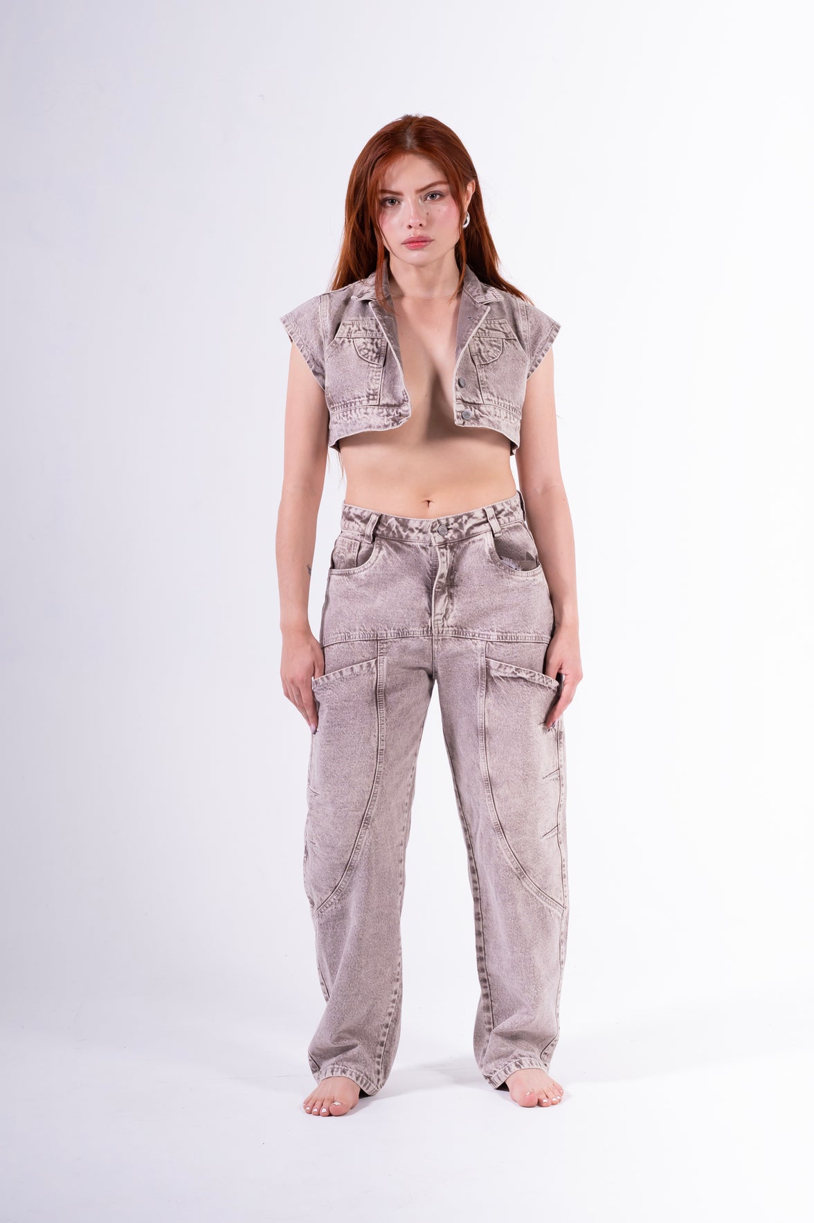 Conjunto Baggy Sobrepuesto Cenizo 2