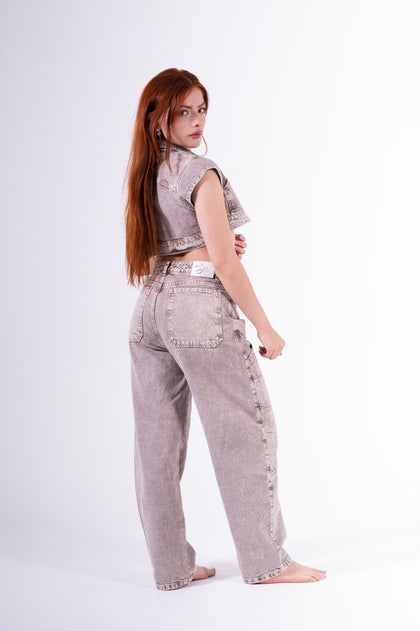 Conjunto Baggy Sobrepuesto Cenizo 2