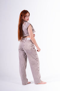 Conjunto Baggy Sobrepuesto Cenizo 2