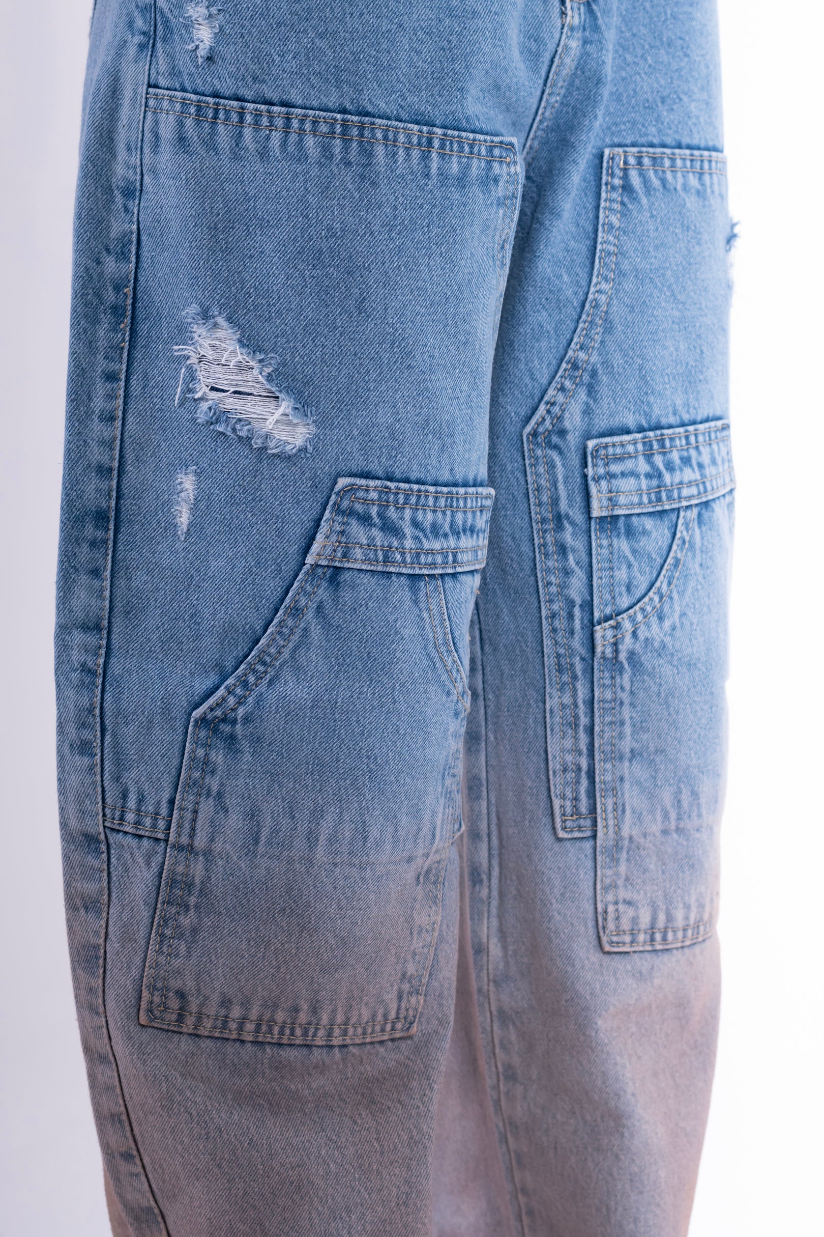 Conjunto Baggy Engrasado Azul Claro