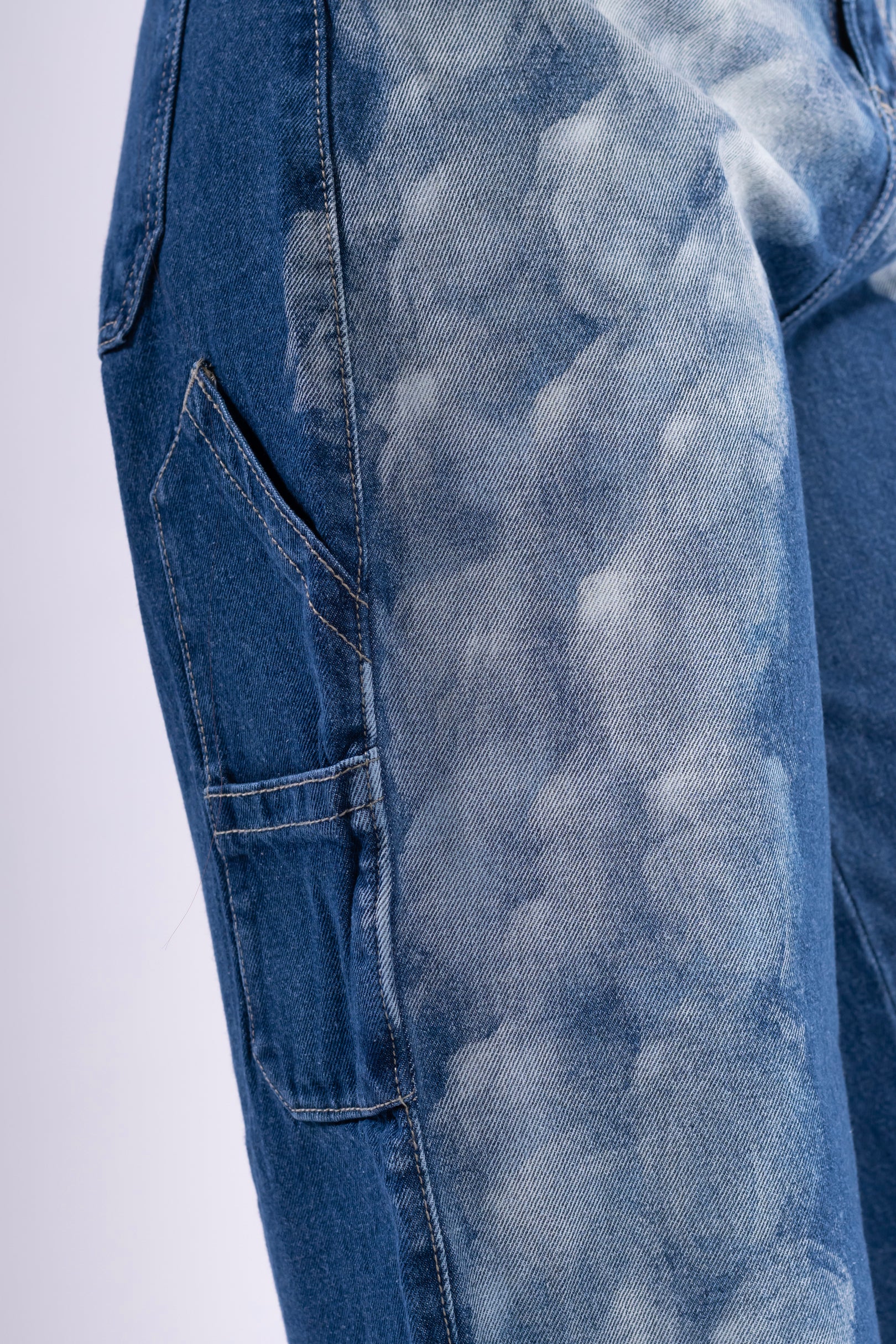 Jean baggy nube azul