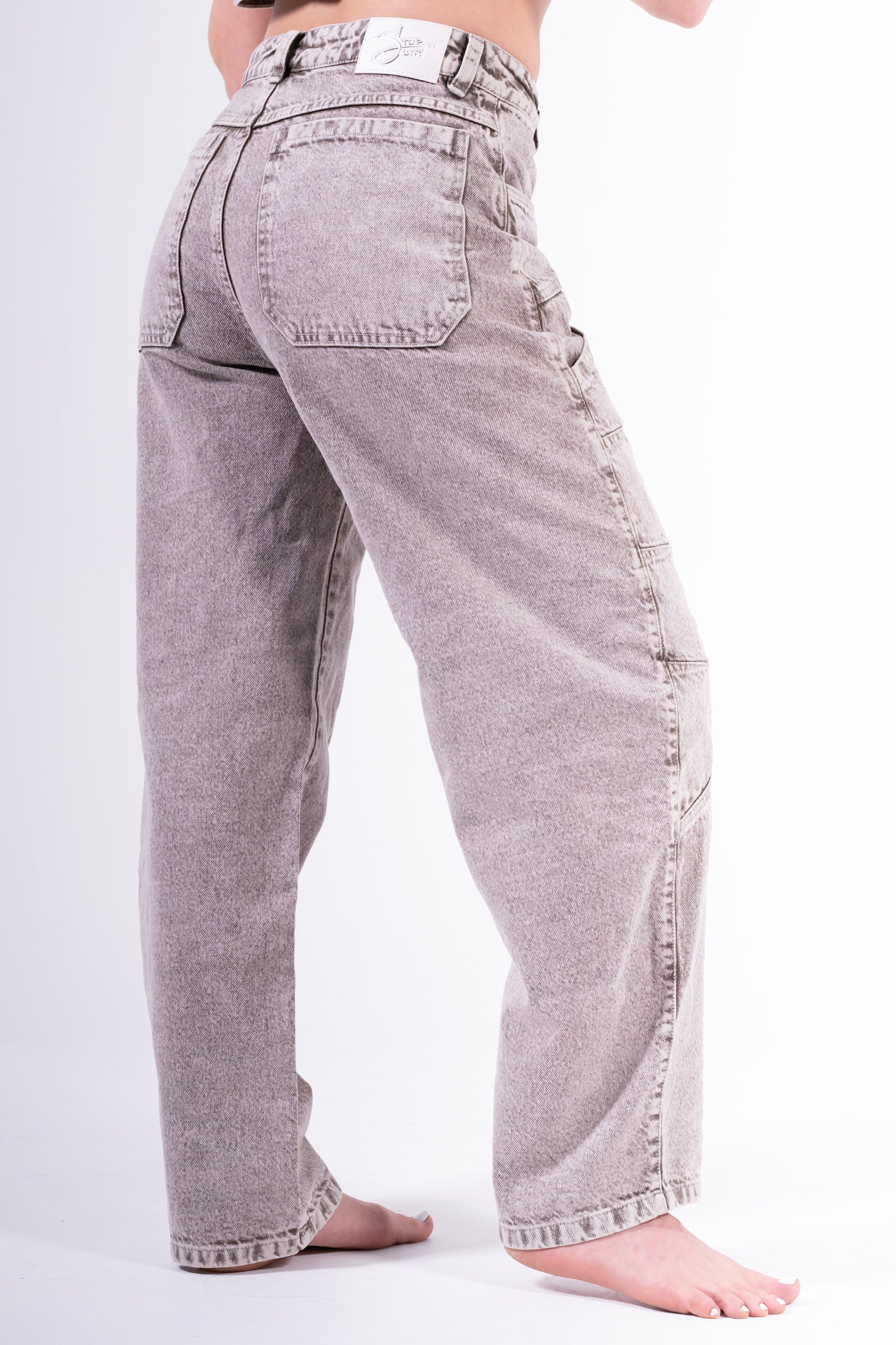 Conjunto Baggy Sobrepuesto Cenizo