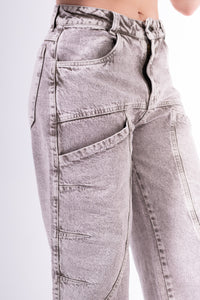 Conjunto Baggy Sobrepuesto Cenizo