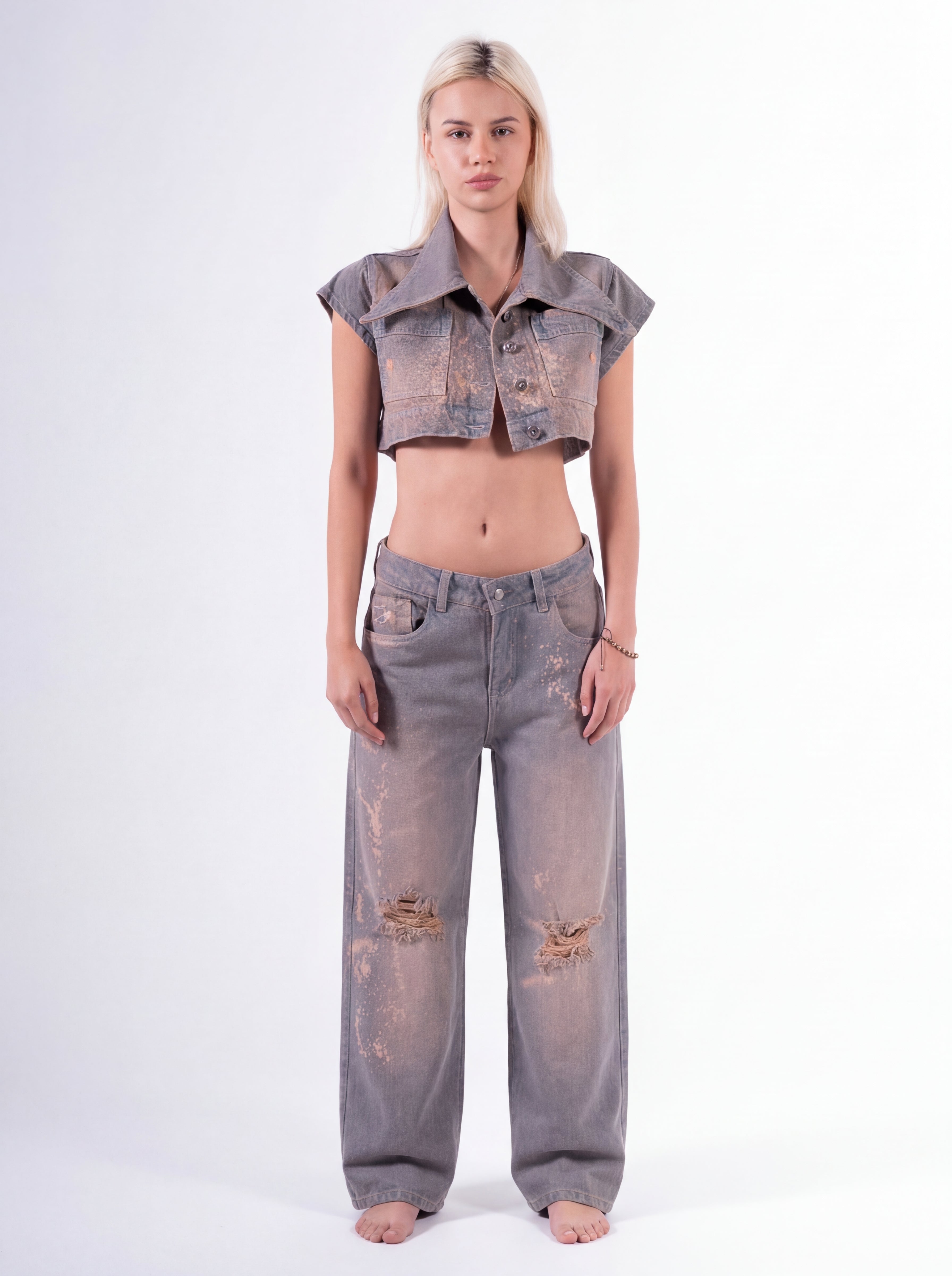 Conjunto Palazzo Chispeado Mantequilla