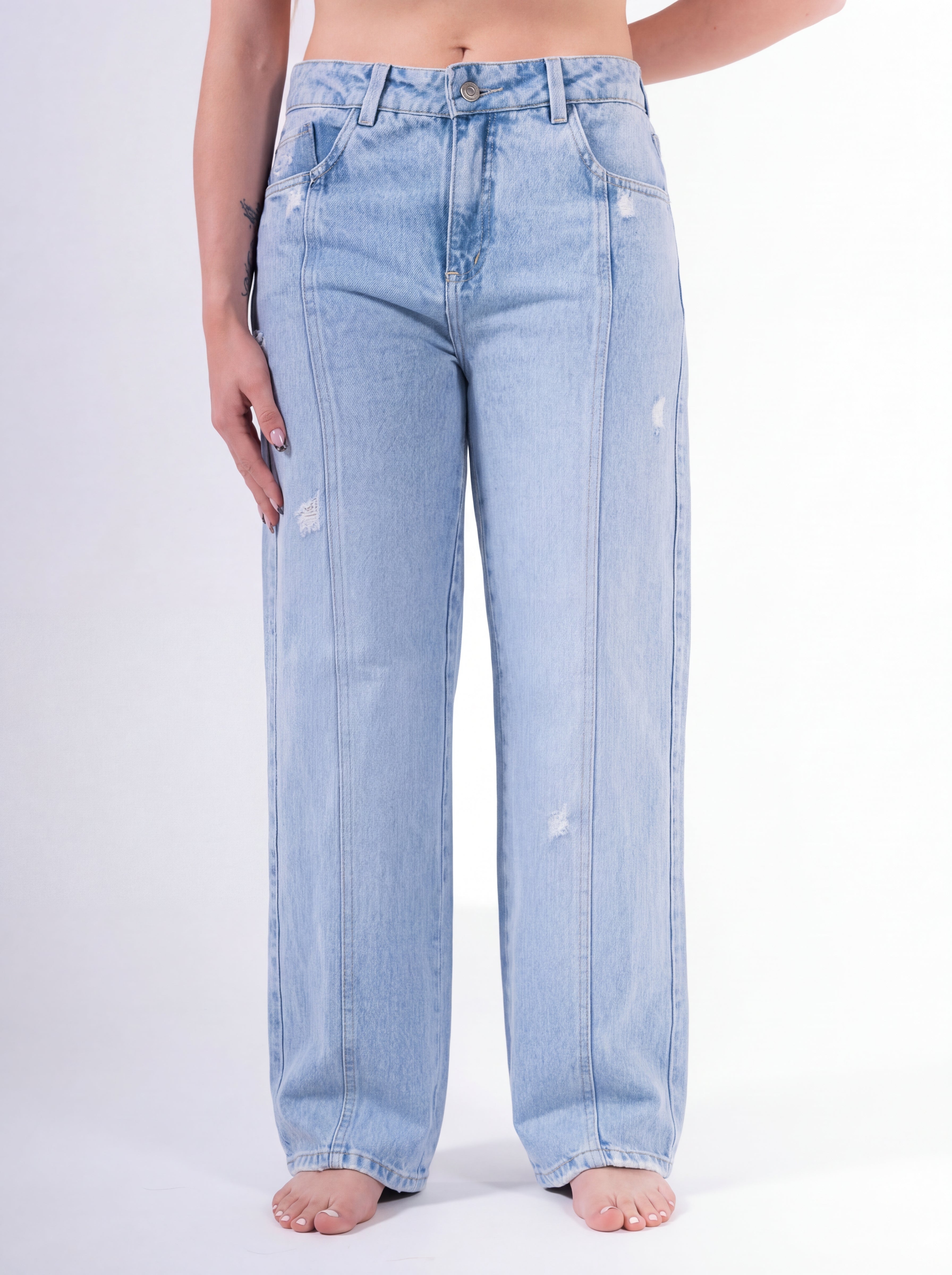 conjunto Palazzo Desgastado Azul claro