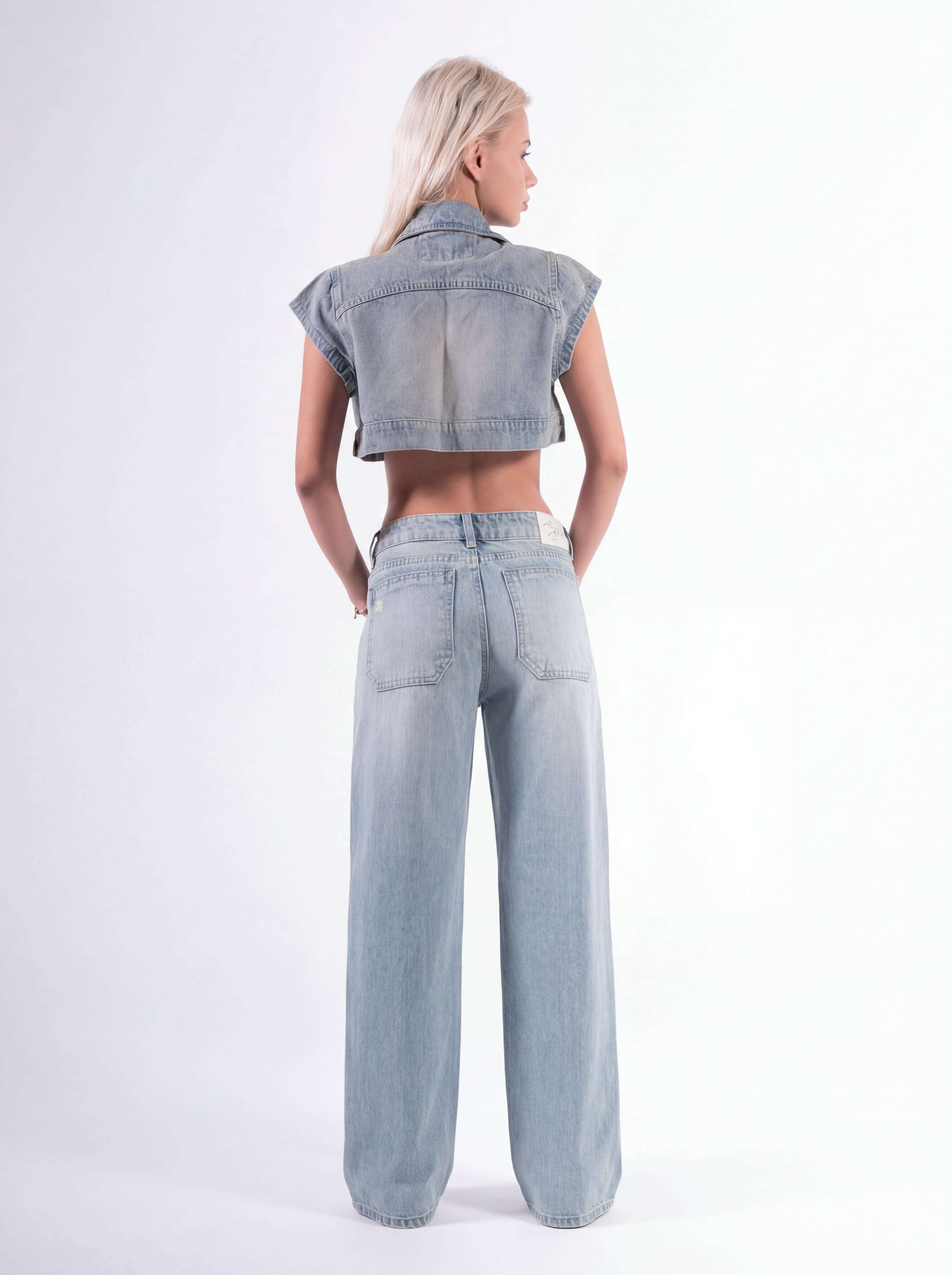 Conjunto Palazzo Desvanecido Azul