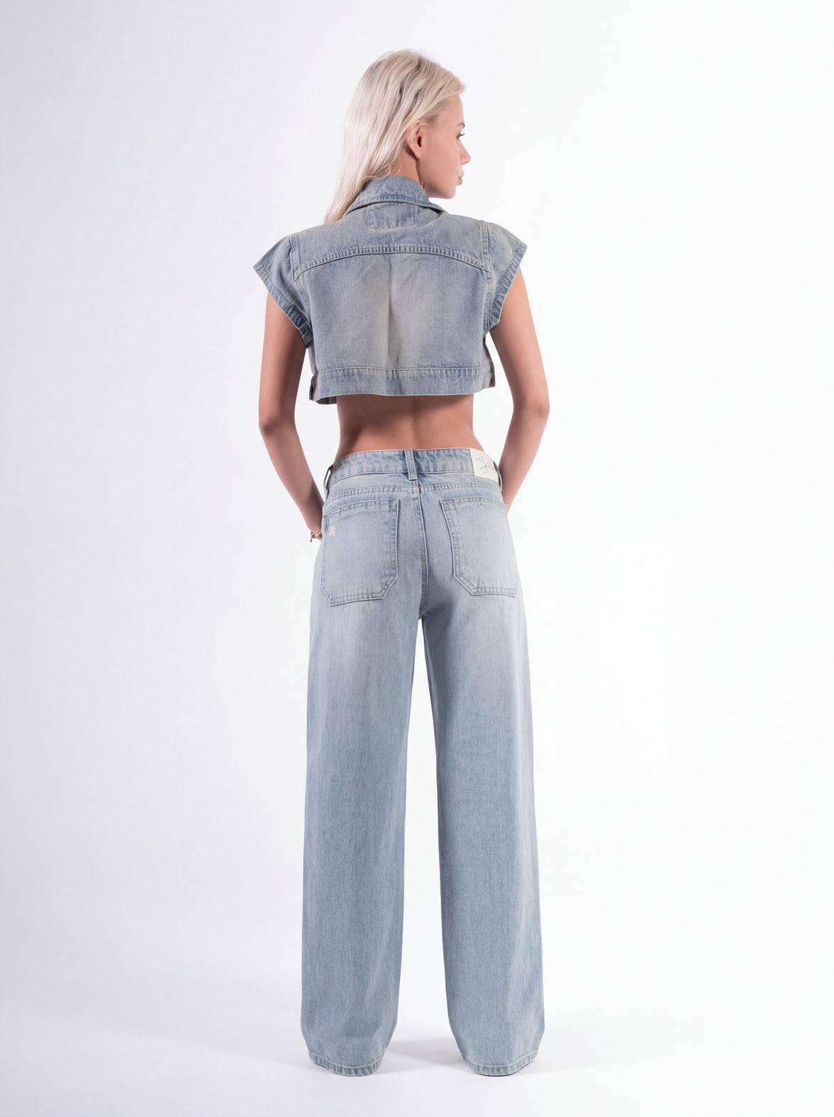Conjunto Palazzo Desvanecido Azul