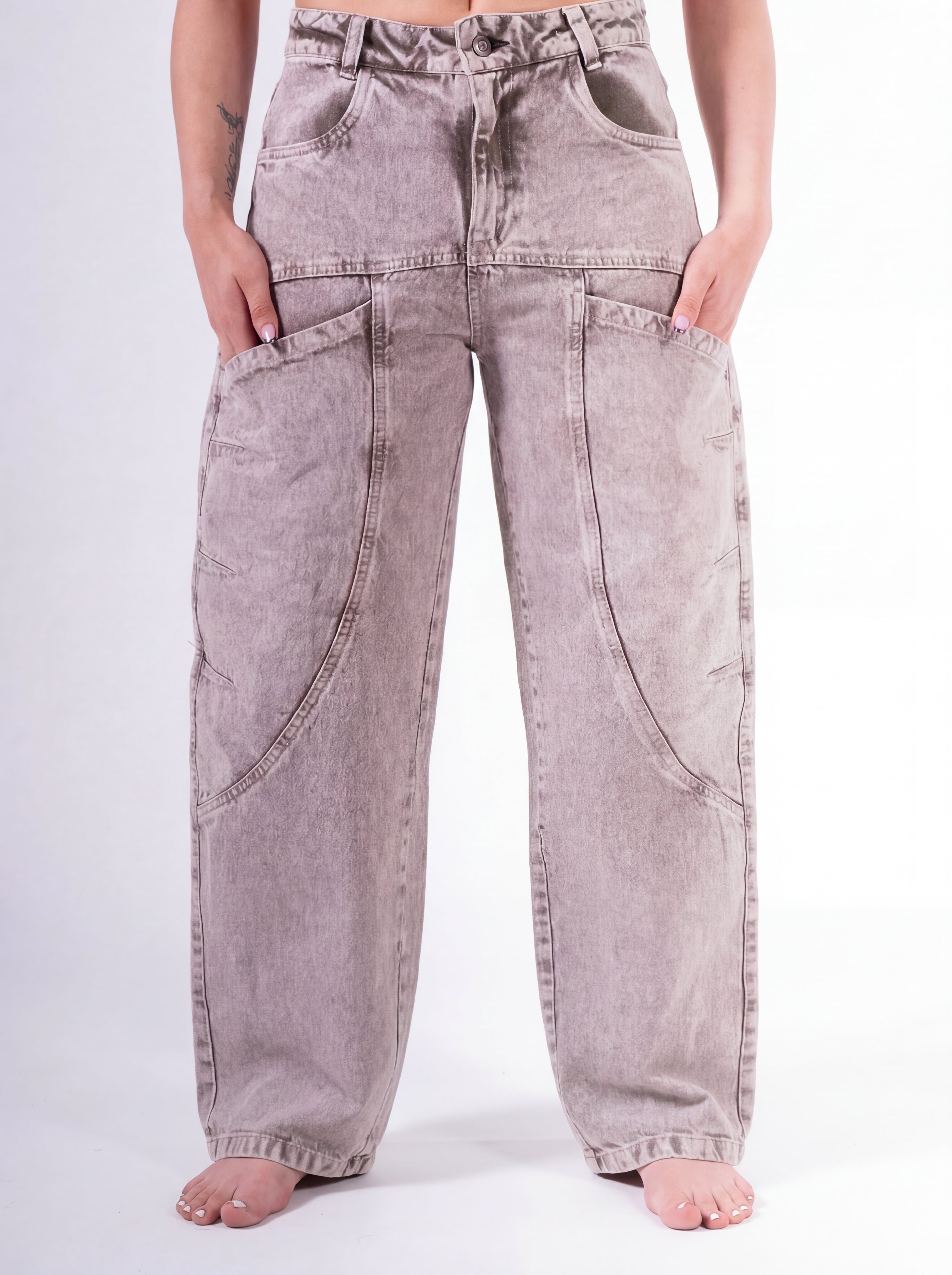Conjunto Baggy Sobrepuesto Cenizo 2
