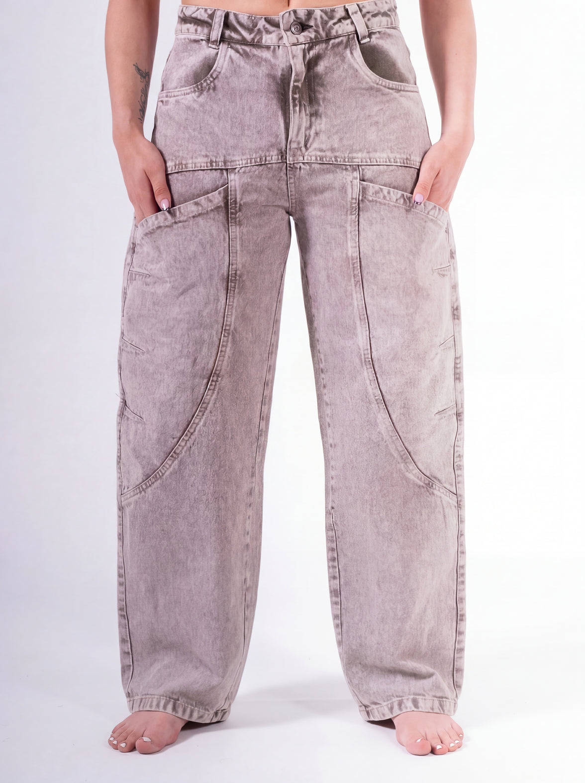 Conjunto Baggy Sobrepuesto Cenizo 2