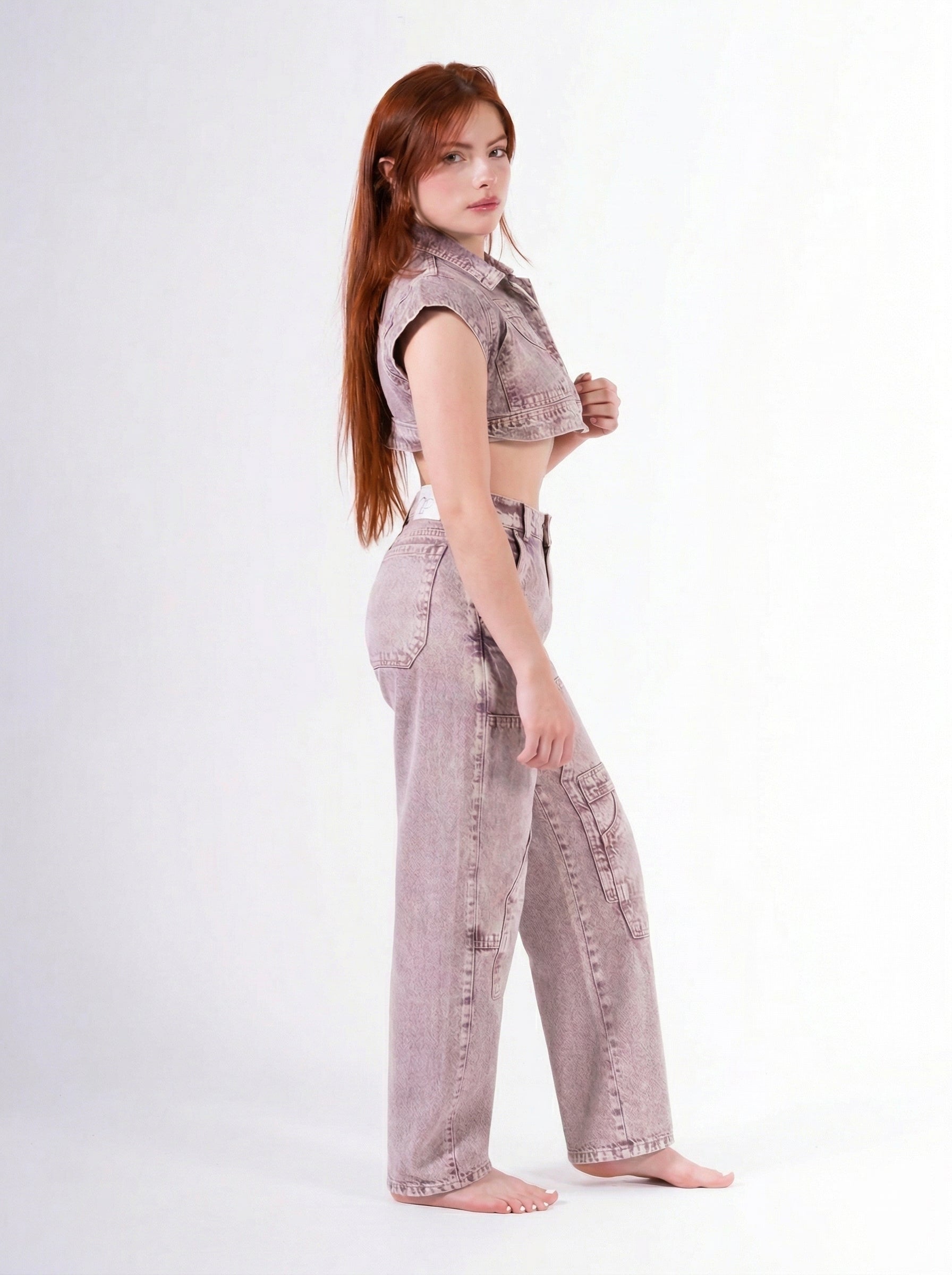Conjunto Baggy Sobrepuesto Rosado