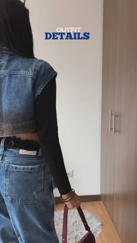 Conjunto Baggy Engrasado Azul Claro